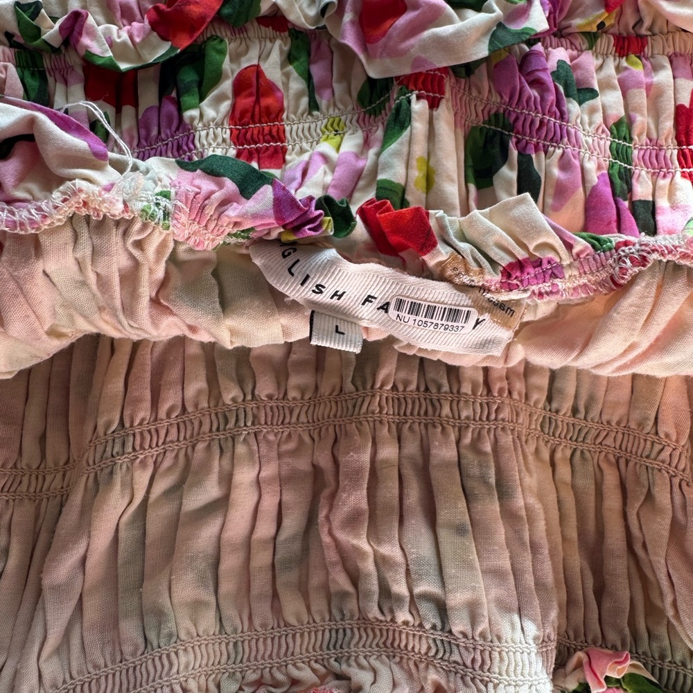 English Factory Flower Ruffled Mini Dress - Picture 5 of 6
